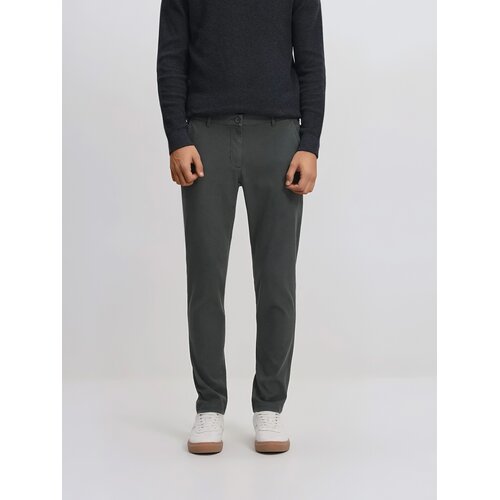 Reserved Chino slim fit hlače - čeličnozeleno Cene