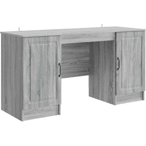  Stol Siva sonoma 142,5 x 50 x 75 cm Konstruirano drvo Slike