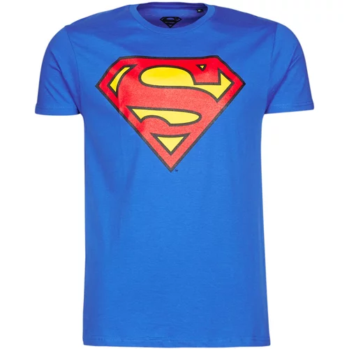 Yurban Majice s kratkimi rokavi SUPERMAN LOGO CLASSIC Modra