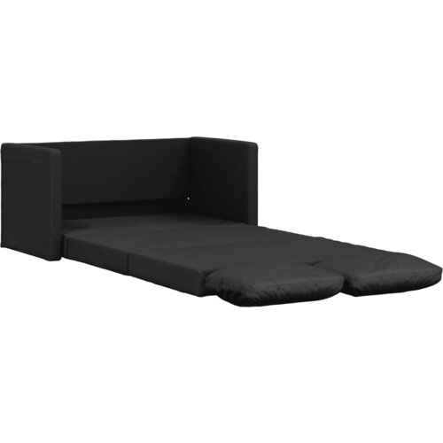 Maison Chic Talni Raztegljiv kavč - Raztegljivi divan 2 v 1 črn 112x174x55 cm umetno usnje, (21729269) Slike
