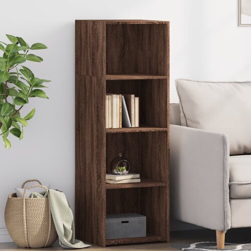  The Living Store Visoka omara rjavi hrast 40x41x124 cm inženirski les - Visoka Omara, (21495970) Slike