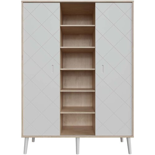 Faktum Peak XL ormar s 2 vrata, Natural Oak-White Slike