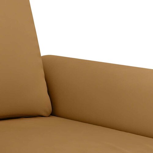  3-dijelni set sofa s jastucima smeđi bar&amp;scaron;unasti Slike