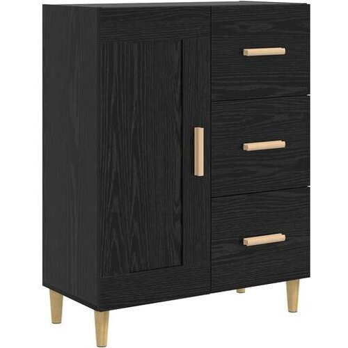vidaXL Kreveta Crni hrast 69 5 x 34 x 90 cm Konstruirano drvo - Crni hrast Cijene
