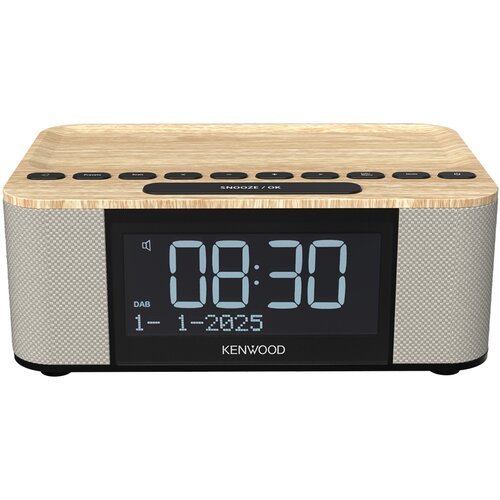 Kenwood CR-ST55DAB Drveni radio sat s i Bluetooth&reg; DAB+ ASA upozorenjem. Cijene