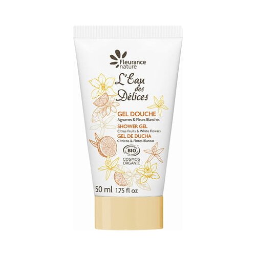 Fleurance Nature L'Eau des Délices gel za prhanje Citrus Fruits & White Flowers - 50 ml Cene