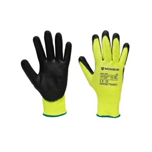 MONSUN Rukavice m625 vis-tex otporne na prosecanje sa pu premazom žute,vel.11 ( 60489 ) Cene
