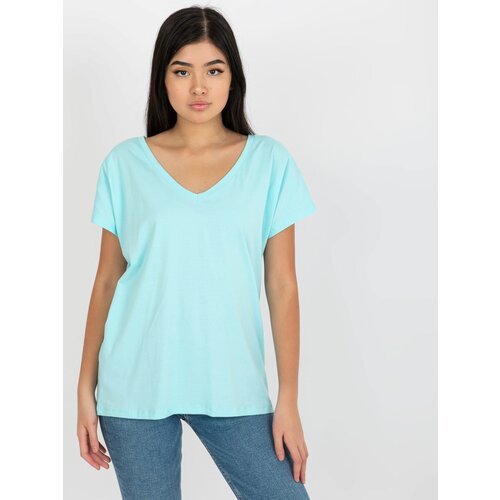 Fashion Hunters Women's T-shirt - turquoise Slike