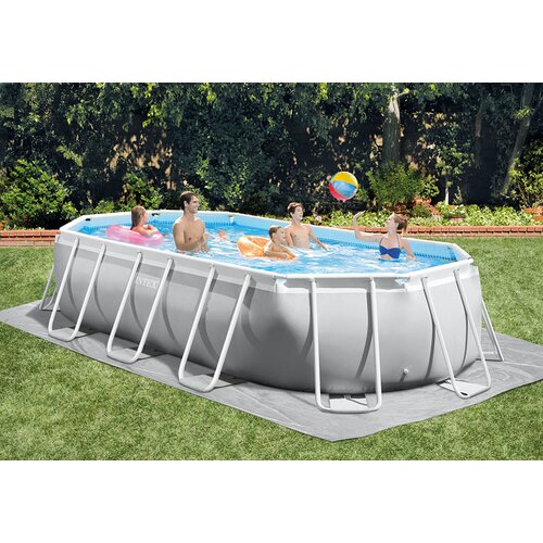 Intex prism frame oval premium bazen sa čeličnom konstrukcijom &amp;ndash; 6.10m x 3.05m x 1.22m Slike