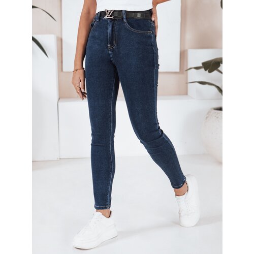 DStreet Jeansy damskie skinny granatowe Cene