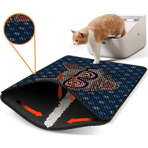 WALLXPERT Nrszn0188 multicolor cat litter mat Cene