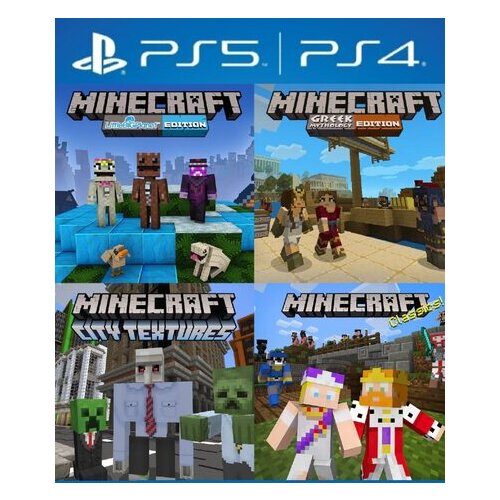 PS4 / PSN Minecraft Starter Collection Upgrade (DLC) (PS4/PS5) PSN Key EUROPE Cene