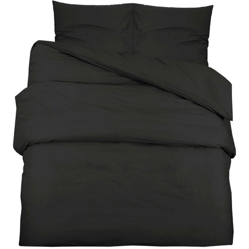 Maison Chic Komplet posteljnine - Posteljnina črna 200x200 cm lahka mikrovlakna, (21786888) Slike