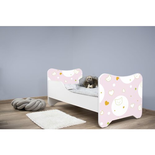  Dečiji Krevet 140X70Cm Happy Kitty Kitty Slike