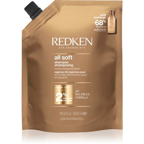 Redken All Soft hranilni šampon za suhe in krhke lase 500 ml Cene