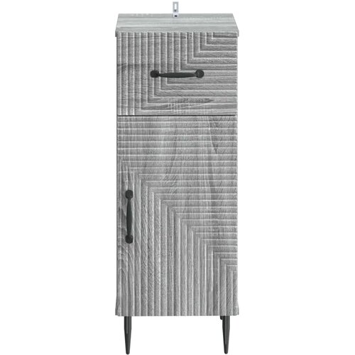  Ormarić za kupaonicu HAARLEM Siva Sonoma 30 x 31 x 80 cm - Siva Sonoma Slike