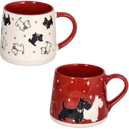 Tognana Set od 2 &amp;scaron;olje Dogs New Milk&amp;amp;C Pet &amp;amp; Gift, 40 cl, &amp;Scaron;arene Slike