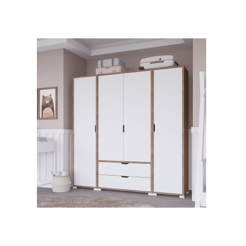 Hanah home Ormar Nissan 1600-024, 170x183x45 cm, Bijeli Cene