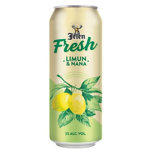 Jelen Fresh Pivo Limun-nana, Limenka 0.5L Slike