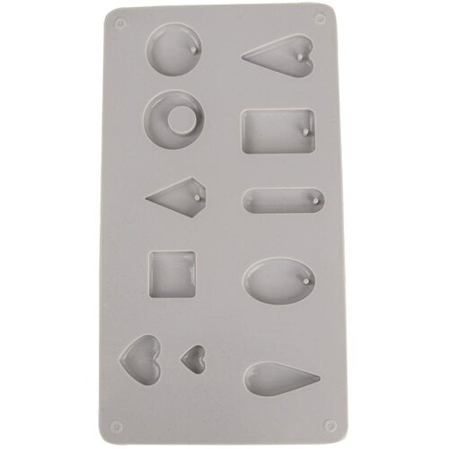 RAYHER Kalup iz silikona, Obeski, 14.5x26x1cm, 11 različnih oblik, (20728262) Slike