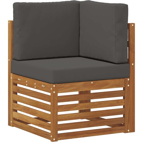  Set vanjskih sofa 6 kom. Prirodna i antracit Poliester 245 x 126,5 x 73 cm Slike