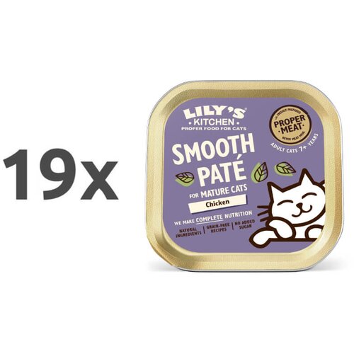 Lily's Kitchen smooth Paté senior - piščanec 19 x 85 g Cene
