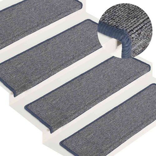  Prostirke za stepenice 30 kom 65x21x4 cm svijetlo sive i plave pravokutne rubove Cijene