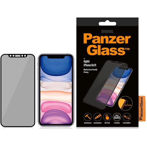 PanzerGlass za&amp;scaron;čitno steklo za Apple iPhone XR/11 P2665 Privacy Slike