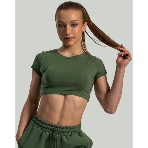 STRIX Ženski CropTop Essential Cedar Green Slike