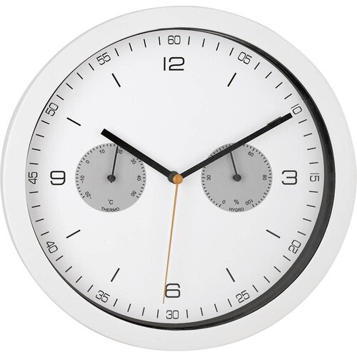 Mebus 52826 radijski zidni sat 260 mm x 42 mm bijela Slike