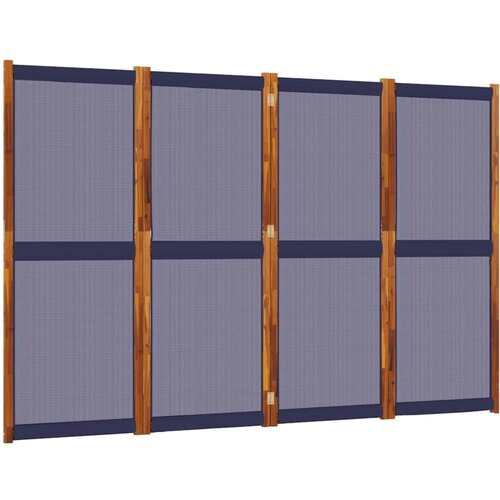 Maison Chic Paravan - Sobne pregrade 4-delni temno moder 280x180 cm, (22112019) Cene