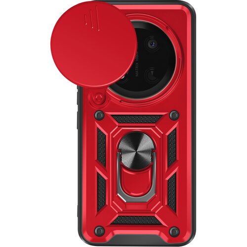 Oem Mayaxess, Ohišje za Honor Magic 7 Lite Podporni obroček z zaščito kamere, Rdeča, (5000193360) Cene