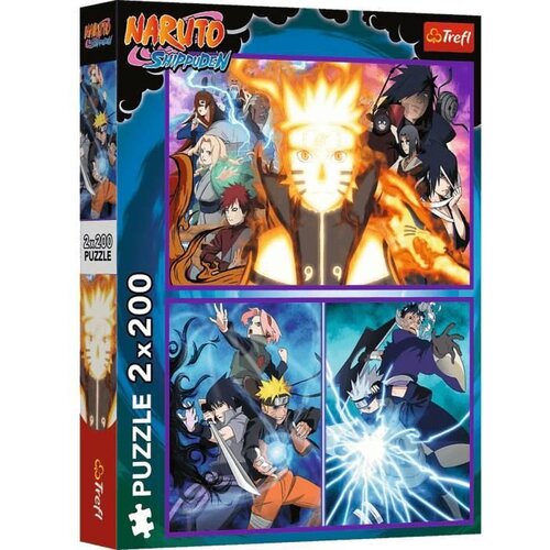 Trefl Puzzle Naruto Shippuden - Ninja iz sela Skrivenih listova - 2x200 delova Slike