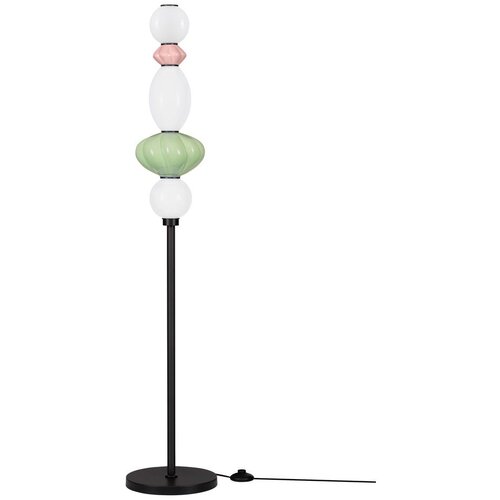 Nova Luce Keramična LED zatemnitvena stoječa svetilka s keramičnim senčilom/s steklenim senčilom (vi&scaron;ina 136,5 cm) Oneta &ndash; Cene