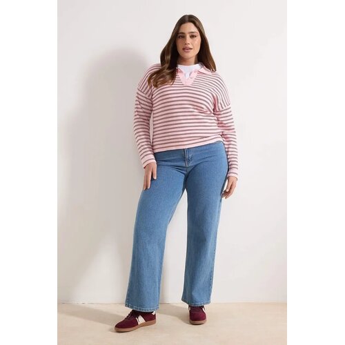 Trendyol ženski džemper Tbbaw26An00063, roze Cene