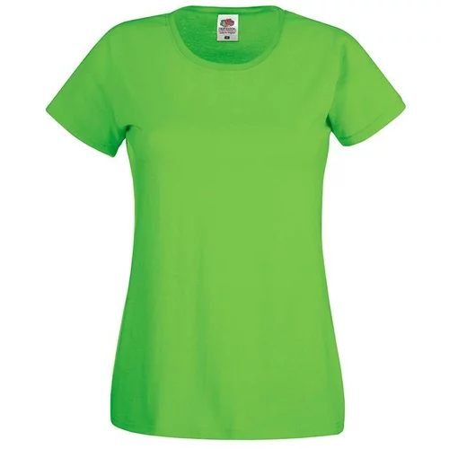 Fruit Of The Loom Green Women's T-shirt Lady fit Original