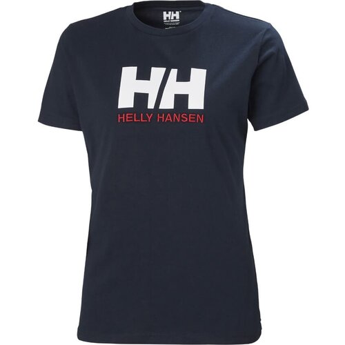 Helly Hansen Ženska majica Logo marelična Temno modra Slike