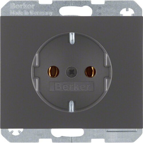 Berker SCHUKO vtičnica antracit mat, lak 47157006, (20859696) Slike