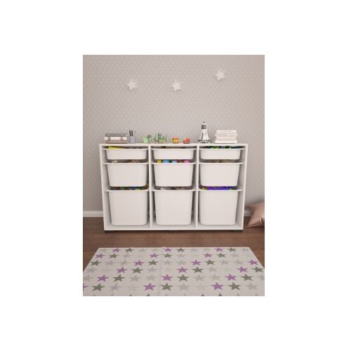 Hanah home vi&amp;scaron;enamenska komoda bofi white Slike