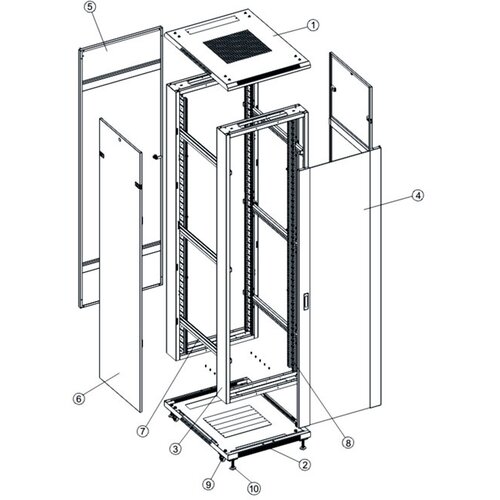 Safewell Rack orman 42U 600x1000 Cene