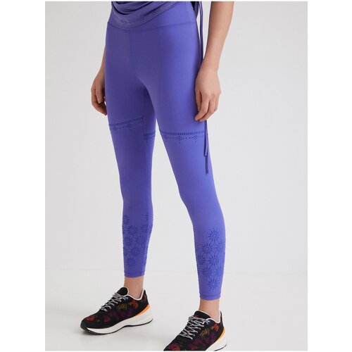 Desigual Purple Vela Womens Leggings - Women Slike