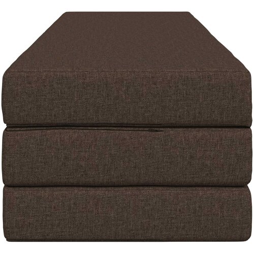 SOFA na razvlačenje 180 x 67 x 45 cm Sivosmeđa Slike