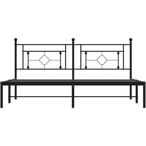  okvir za krevet s uzglavljem crni 183x213 cm Slike