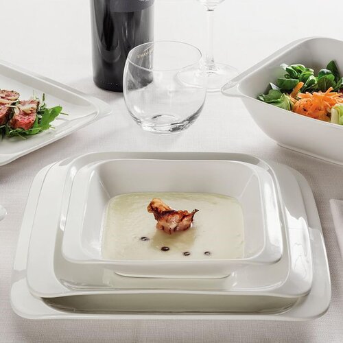 Tognana Globoki krožnik Infinity 19,5x19,5cm / kvadraten / porcelan, (5000199289) Slike