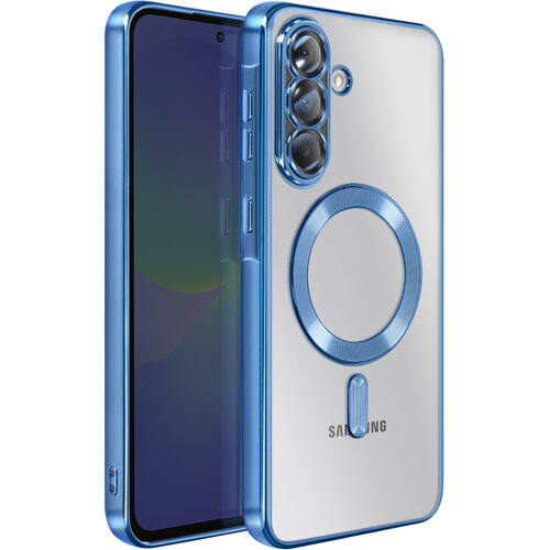AVIZAR Ovitek za Samsung Galaxy A36, združljiv z MagSafe, s kromiranim robom, Modra, (5000189180) Cene