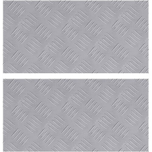  Stepenica Pravokutni 2 pcs Srebrno 50 x 25 cm Aluminij Cijene
