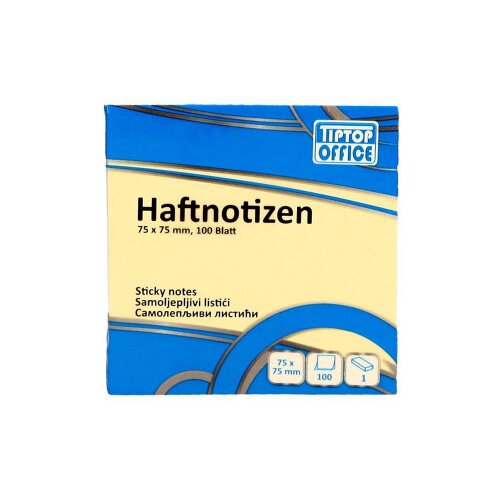TIP TOP OFFICE SAMOLJEPLJIVI BLOK 75X75 ŽUTA Cijene
