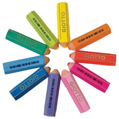 Gumica U OBLIKU OLOVKE GIOTTO HAPPY GOMMA FILA 2349 4COLOUR SORTIRANO Cene