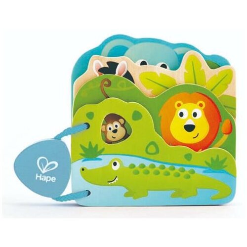 Hape otroška lesena knjiga Divje živali E0047 Cene