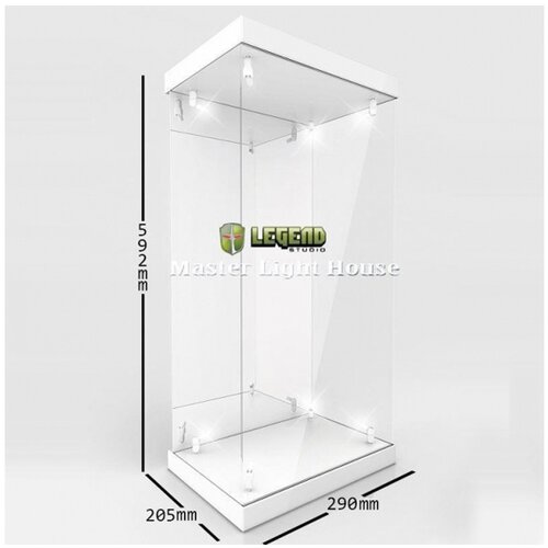 Olimp Sport Master Light House Acrylic Display Case with Lighting for 1/4 Action Figures (white) Cene